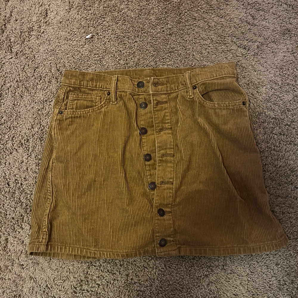Arizona Jean Co. Junior’s Corduroy Button-Up Skirt